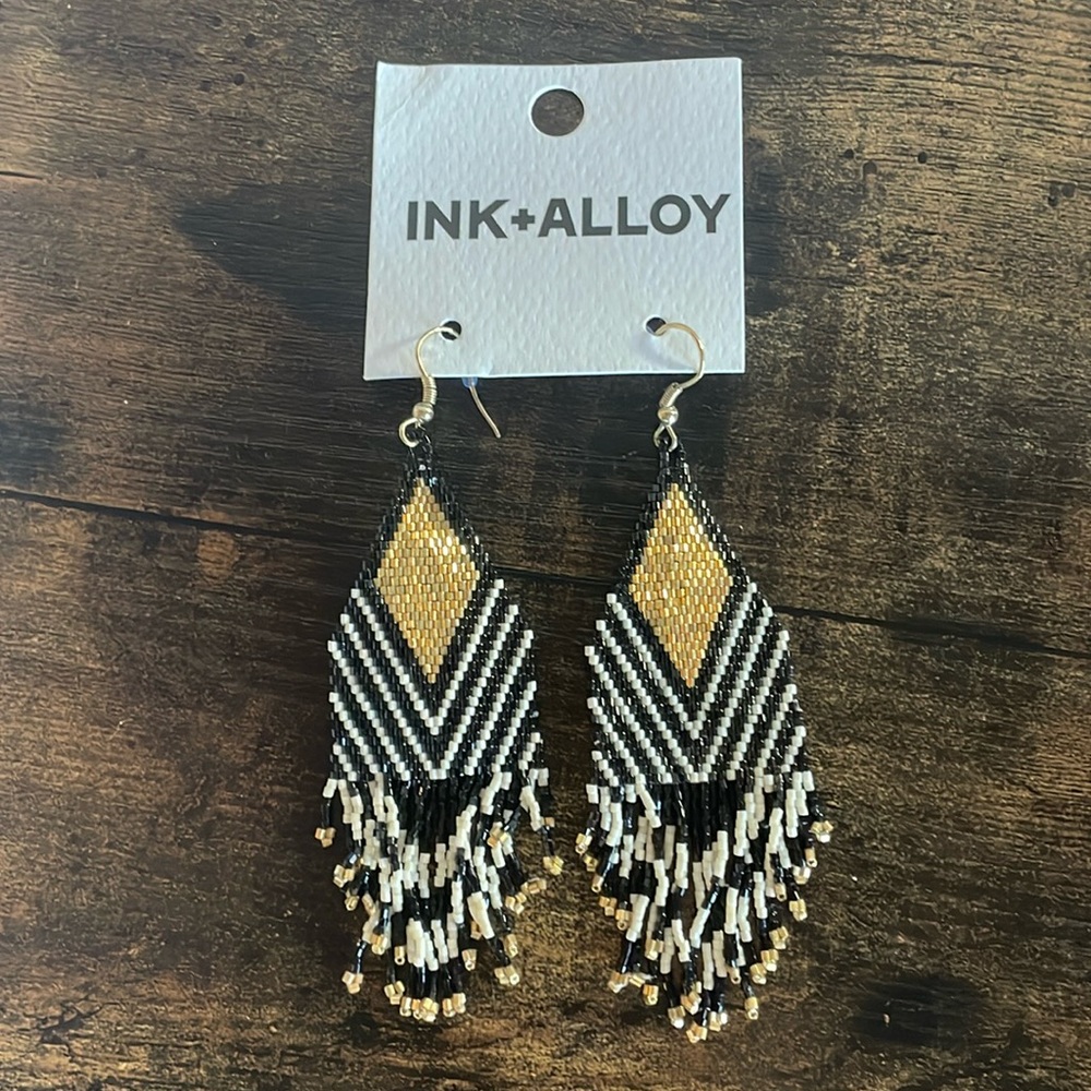 Boho - Ink + Alloy Earrings